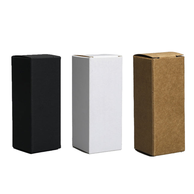 Small Cardboard Tuck Boxes 50 Pack 3 Colours