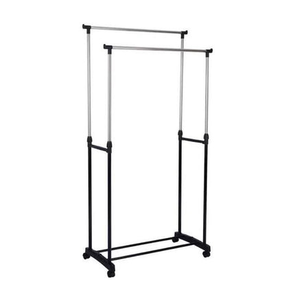 Double Rail Clothes Drying Rack For Indoor Outdoor Laundry Space Saving Durable