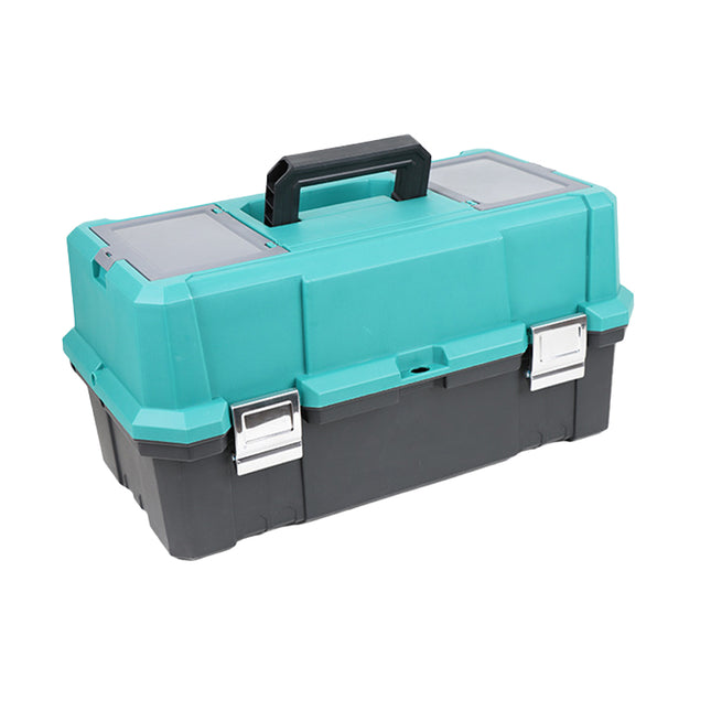 3 Tier Portable Tool Box Organiser with Fold Out Trays for Home Garage Repair