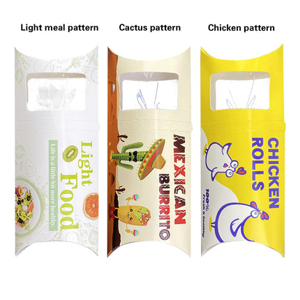 50PCS Baking Meat Roll Takeaway Containers Food-Safe Leak-Proof For Food Storage