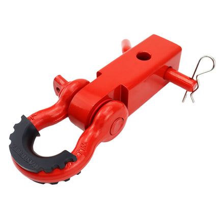 Red Trailer Arm Off Road Rescue Tow Hook Heavy Duty Steel for SUV Road Vehicle