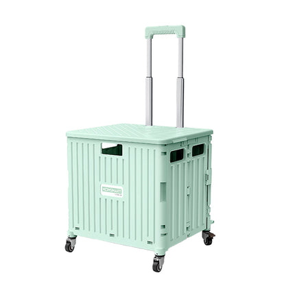 Portable Foldable Shopping Cart Grocery Trolley Wheels Collapsible Supermarket