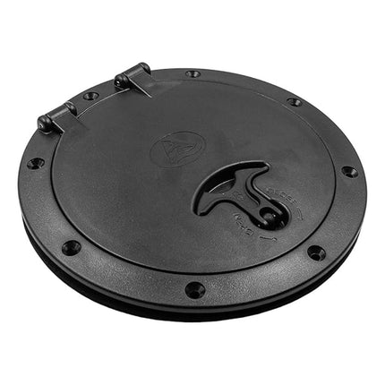 Kayak Hatch Cover 6 Inch Round Black Deck Plate Waterproof Marine Accessory