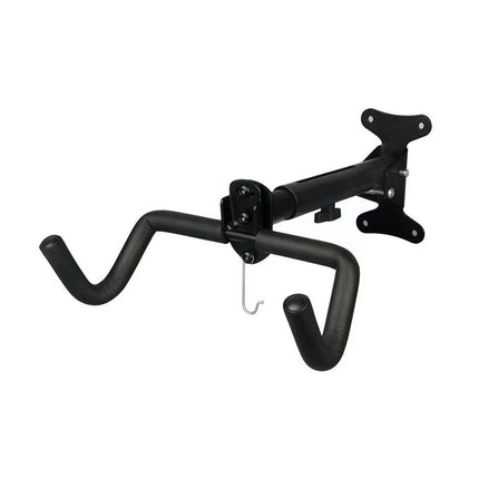 Telescopic Bike Wall Mount Double Hook Padded Frame Hanger