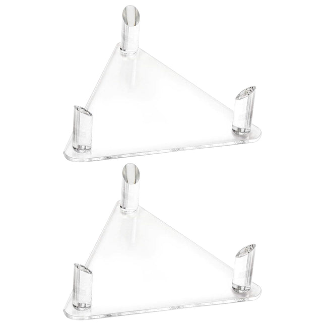 2PCS Ball Holder Organizer Storage Rack Acrylic for Basketball Soccer Volleyball