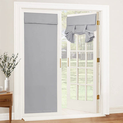 Self Adhesive Door Curtain with Velcro Blackout Thermal Privacy Shade