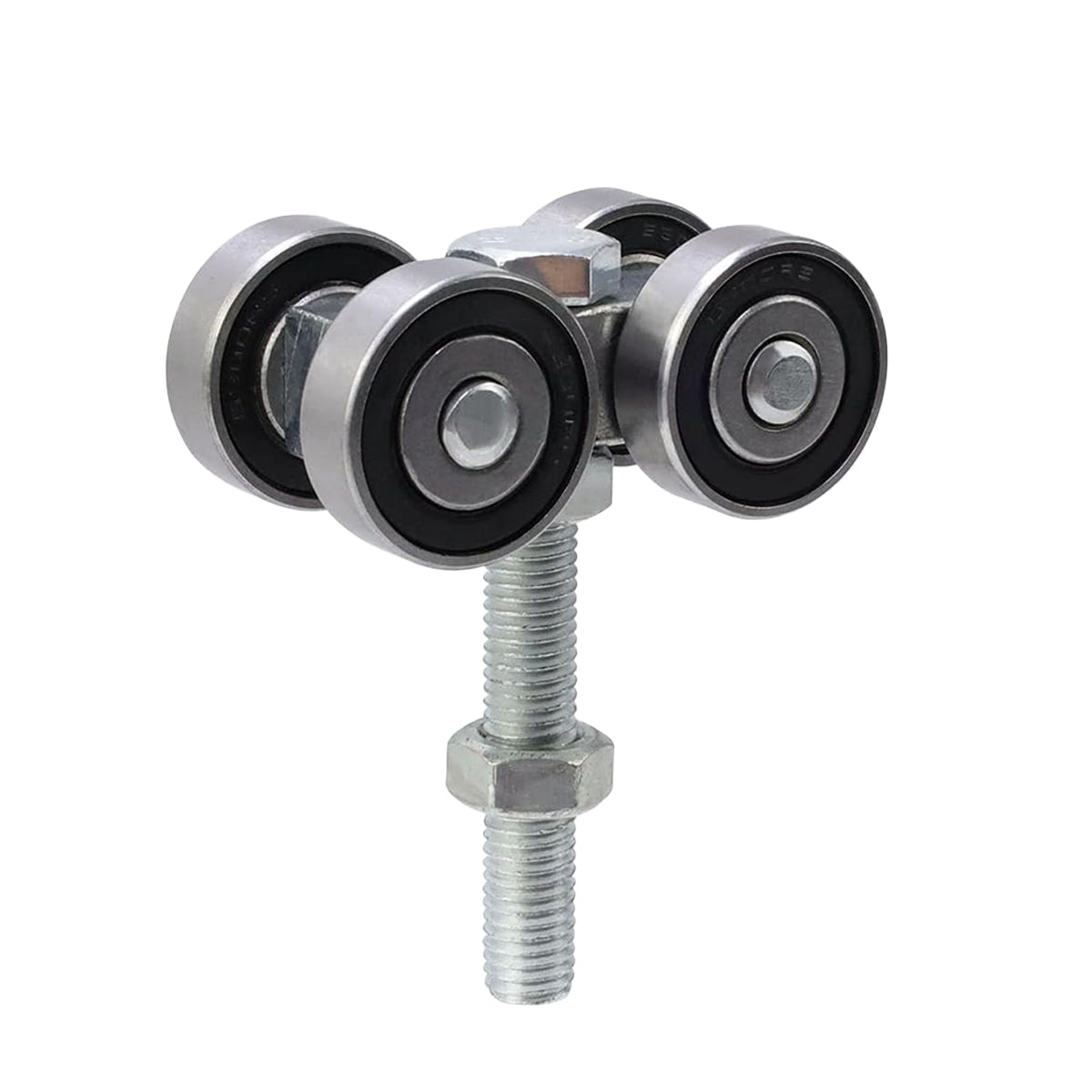 Sliding Pulley Rails C50 Heavy Duty Sliding Door Roller Track Rail Pulley Bearing Steel Han ...