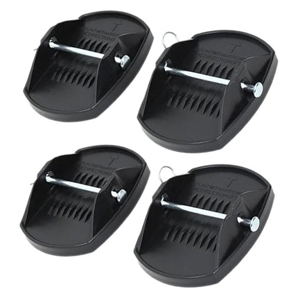 RV Support Brackets 4pcs Universal Stabiliser Pads Anti Sinking Feet For Trailer