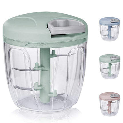 900ml Manual Meat Mincer Garlic Chopper Rotate Garlic Press Crusher Meat Grinder