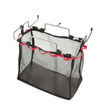 Portable Foldable Stainless Steel Trash Rack for Outdoor Camping Picnic Use