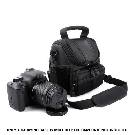 Shoulder Camera Bag Durable with Multi-Compartment for DSLR SLR Use 14x12x17cm