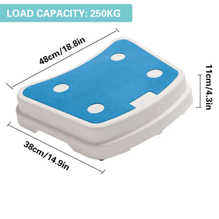 Stackable Bathroom Footstool Bathroom Shower Seat Safty Anti-Slip Durable