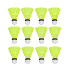 12PCS Badminton Training Set Durable Feather Shuttlecocks for Sports Practice