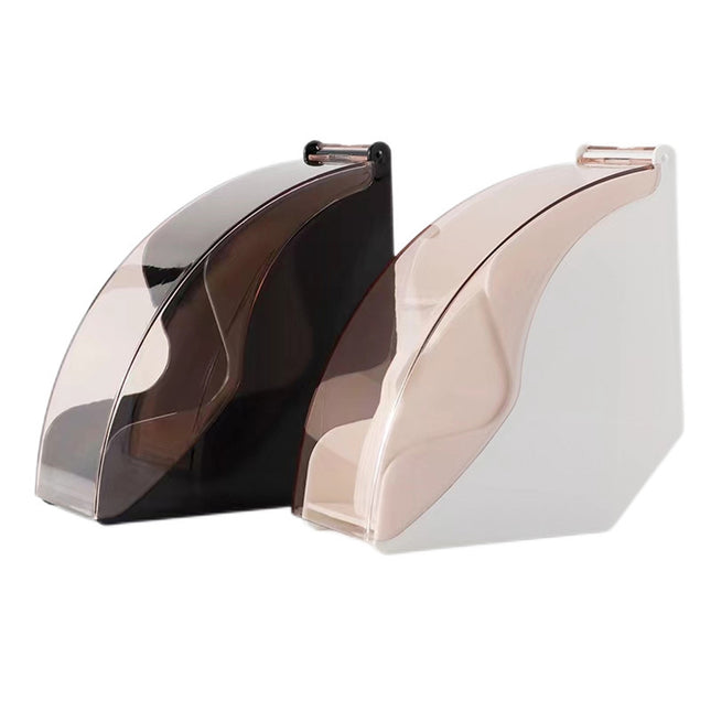 Fan Shaped Coffee Filter Storage Dustproof Box Easy To Access For Cafe Kitchen