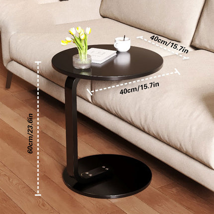 Small Round Coffee Table Simple Sofa Side Table Compact Modern Home Furniture