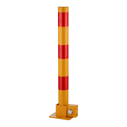 Foldable Residential Driveway Parking Bollard Post Lock