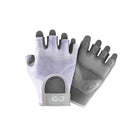 Fingerless Sports Gloves Non Slip Breathable Purple for Cycling