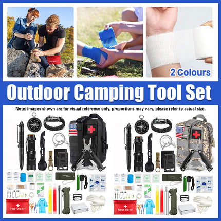 Outdoor Camping Adventure Multi-Function Survival Tool Set for Outdoor Emergency