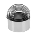 5PCS Stainless Steel Cookie Bread Baking Mold NonStick Home Kitchen Baking Tools