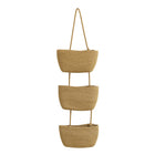 3 Layer Wall Mounted Storage Basket Hanging Organizer Rack for Household Items