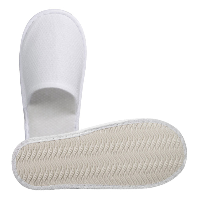 20 Pairs Disposable Non Slip Slippers Brushed Plush Bottom Soft Sole Comfort