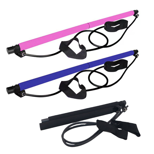 Pilates Stick Multi-functional Fitness Stick Elastic Training Tension Rope
