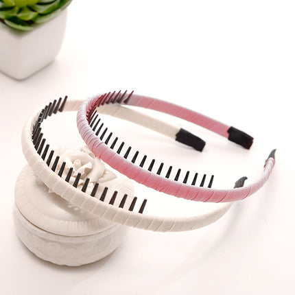 4pcs Headband with Teeth Non Slip Hairband for Women Hair Accessories Holder