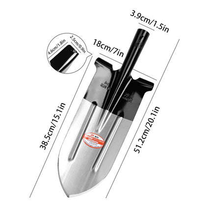 Manganese Steel Shovel Head Heavy Duty for Outdoor Farming Planting Soil Moving