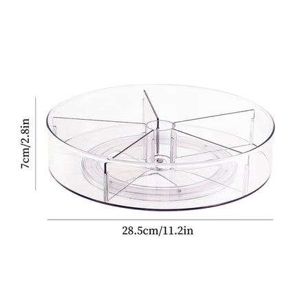 Six Point Fruit Snack Tray With Lid Dried Fruit Nut Candy Box Dustproof Storage