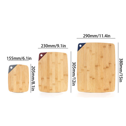 3PCS Bamboo Cutting Board Set Kitchen Chopping Boards Modern Household Cooking