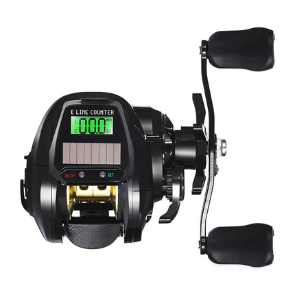 Digital Teardrop Fishing Reel Long Casting Freshwater Sea Boat Beach Raft