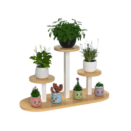 Desktop Window Sill Multi-Tier Plant Stand Shelf Sturdy Space-Saving Home Office