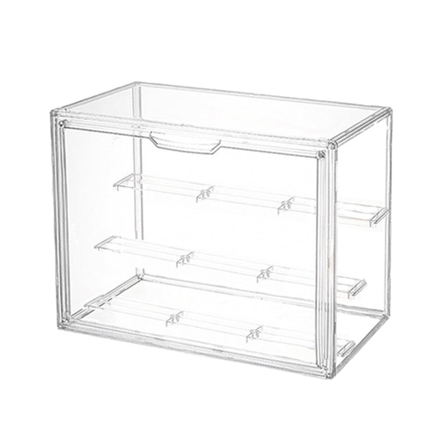Dustproof Transparent PET Figure Display Box 3 Tier Detachable for Collection