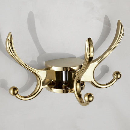 Wall Mounted Coat Hook Rotating Design Foldable Hook Space Saving For Home