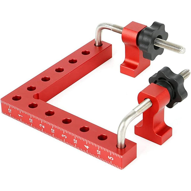 Right Angle Ruler Woodworking Clamp L Type Scribe Positioning Holder Tool