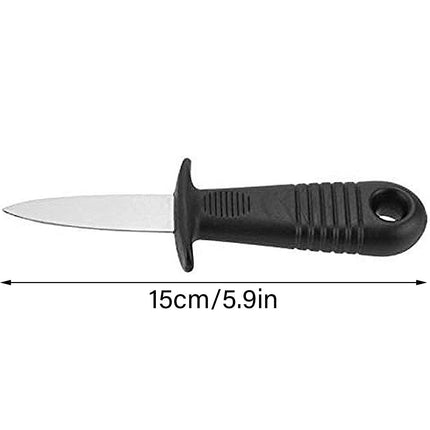 6PCS Stainless Steel Oyster Knife Non Slip Handle Scallop Shell Opener Shucking