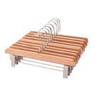 10PCS Home Trouser Rack Hanging Pant Clips Clothing Organizer Wardrobe Hanger