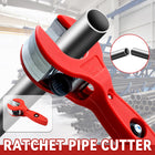 Ratchet Pipe Cutter Quick Pipe Cutting Tool for Metal Pipes Plumbing Repair