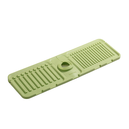 Faucet Draining Pad Narrow Sink Splash Guard Mat for Washbasin Water Catcher