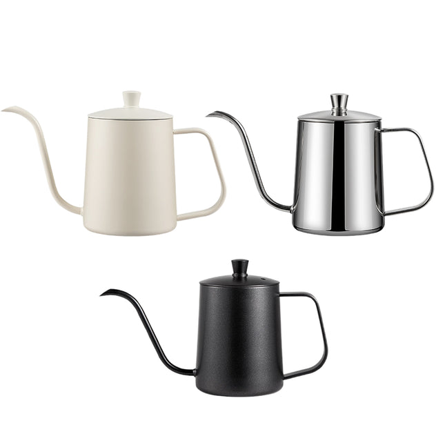 Hand Drip Coffee Pot Stainless Steel Fine Spout Hanging Ear Filter Cup Kettle