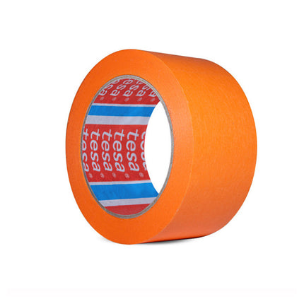 Orange Washi Masking Tape Fine Paint Heat Resistant Hand Tearable 5cm x 50m
