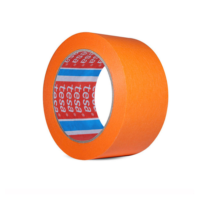 Orange Washi Masking Tape Fine Paint Heat Resistant Hand Tearable 5cm x 50m