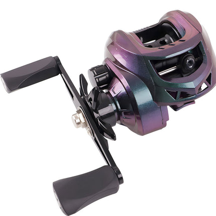 Fishing Reel Metal Baitcasting Water Drop Wheel Black Hand Line Spool Gear Tool