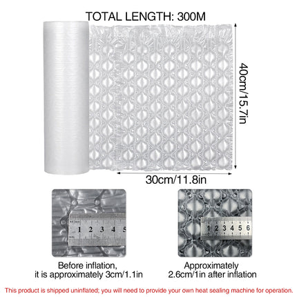 Bubble Wrap Roll Shock Absorbent Cushion Packaging Clear for Shipping Protection