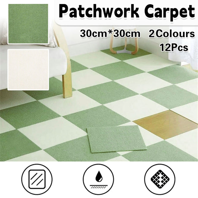 Spliced Carpet Set 12PCS Anti Slip Floor Mat Climbing Mat for Living Room Home