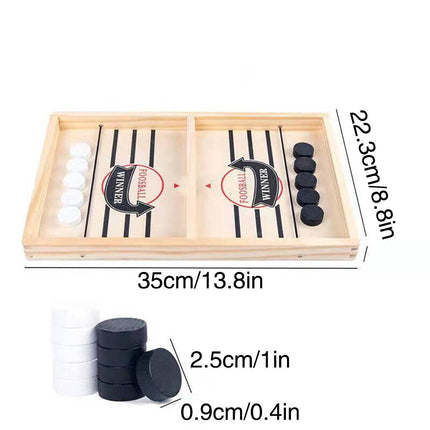 Large Sling Puck Paced Slingpuck Winner Board Game Family Games Toy Hockey Funny