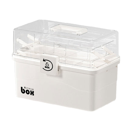 Household Medicine Box Large Capacity First Aid Storage Home Medical Organiser