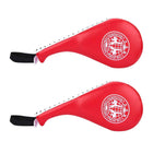Taekwondo Kick Target 2PCS PU Foot Board Double Blade Training Pad 36 x 18cm