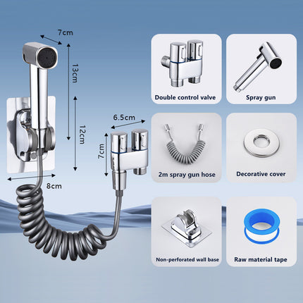 Toilet Spray Gun High Pressure Bidet Faucet Nozzle Bathroom Washer Jet Cleaner