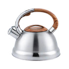 Stainless Steel Whistling Kettle Induction Heat Resistant Handle Home Tea Pot
